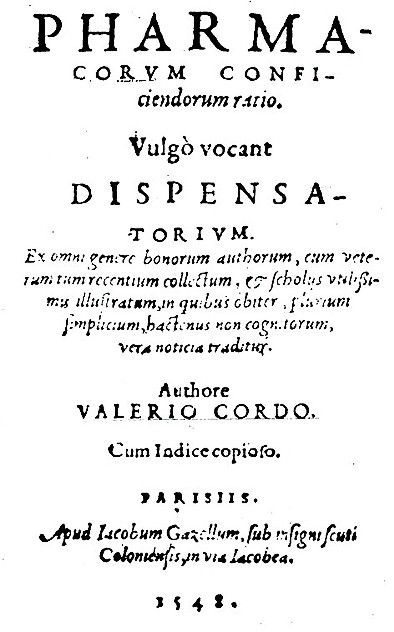 Valerius Cordus JungleKey.fr Wiki